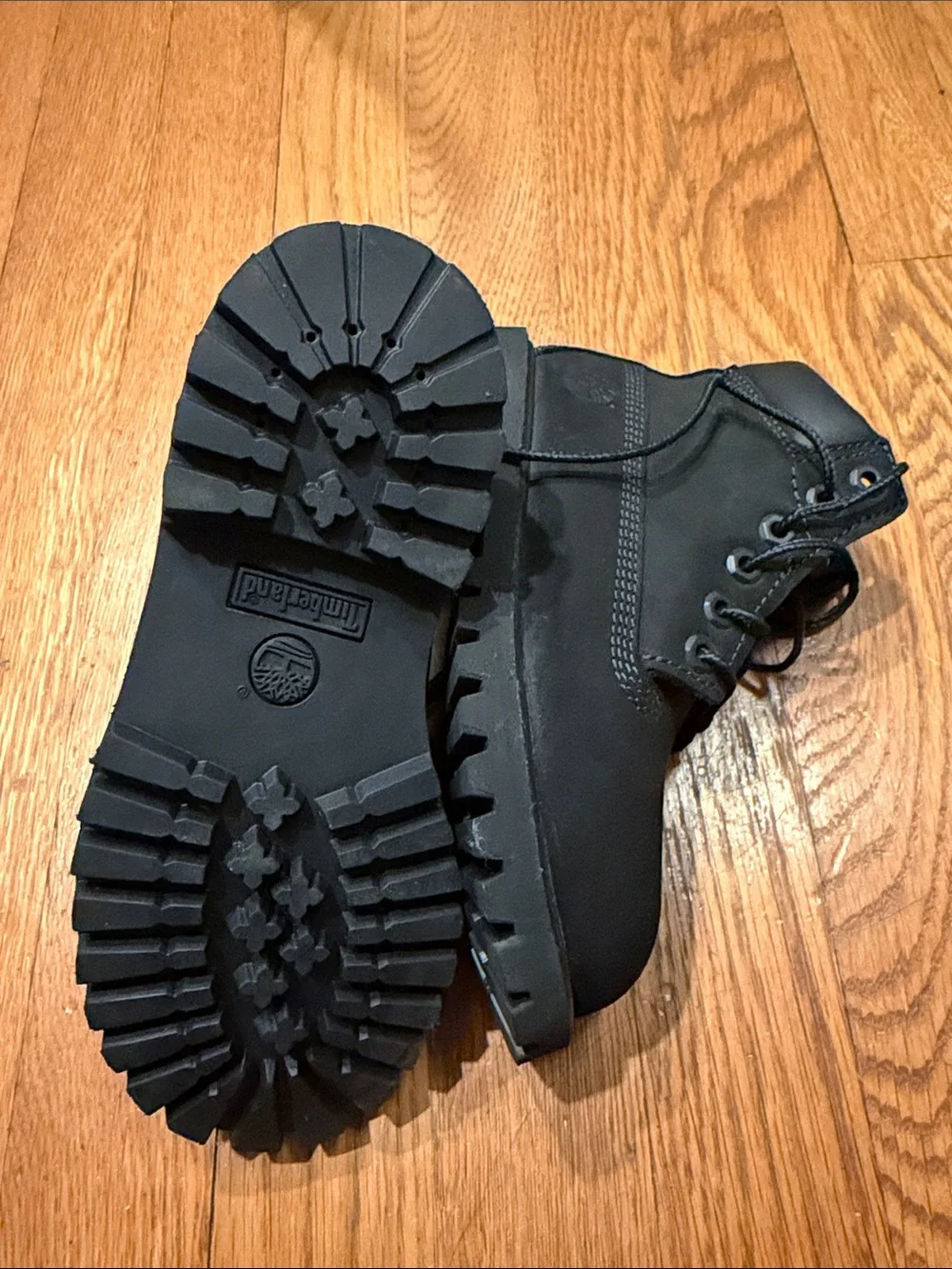 Kid’s Black Timberland Waterproof Boots